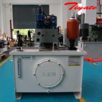 Unité hydraulique à économie d'énergie avec accumulateur, moteur, pompe, bloc de soupapes et manomètre pour machine de moulage sous pression, service OEM