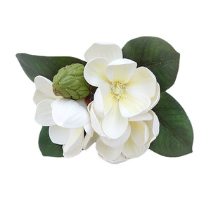 2024新款木兰高品质4茎人造伊娃木兰束家居餐桌装饰 - Product Image 1