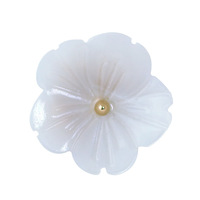 Boutons en résine à tige haute, style floral frais, blancs, pour chemises, chemisiers et pulls cardigan