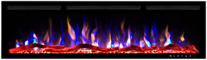<span class=keywords><strong>Cheminée</strong></span> électrique <span class=keywords><strong>décorative</strong></span> de grande taille avec effet de flamme <span class=keywords><strong>LED</strong></span> intégré de 60 pouces pour salon - Product Image 4