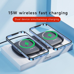 <span class=keywords><strong>Chargeur</strong></span> double 15W à charge rapide, <span class=keywords><strong>chargeur</strong></span> sans fil ultra fin, matériau <span class=keywords><strong>PC</strong></span> durable pour la charge simultanée de 2 iPhones - Product Image 2