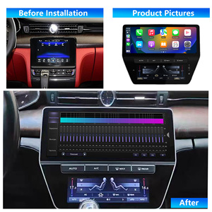 Penhui pour Maserati Quattroporte 2013-2020 lecteur <span class=keywords><strong>DVD</strong></span> de voiture Android avec écran AC 8.8 pouces écran de lecteur Radio son HIFi - Product Image 2