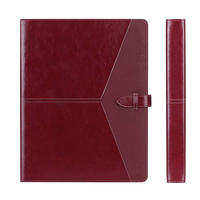 Porte-anneau personnalisé en cuir, portefeuille Business, pour présentation, Interview et conférence, porte-documents