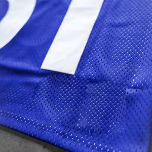 Personalizado 100% poliéster Jersey camisetas alta malla transpirable de punto de gran tamaño equipo de práctica sublimación bordado malla para hombres - Product Image 2