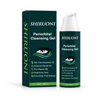 Gel Nettoyant Apaisant pour les Yeux à l'Huile d'Arbre à Thé, Vitamine B5 et Huile de Coco – Soin Profond des Paupières – Vente en Gros