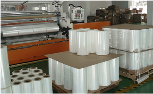 Film étirable LLDPE haute résistance Wande 18 pouces x 1500 pieds 80 gauge, film rétractable industriel, Pelicula Estirable de Alta Resistencia - Product Image 5