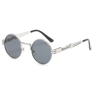 Venta al por <span class=keywords><strong>mayor</strong></span> de moda de las mujeres y los hombres de metal redondo vintage tonos gafas de sol con <span class=keywords><strong>el</strong></span> <span class=keywords><strong>templo</strong></span> especial - Product Image 5