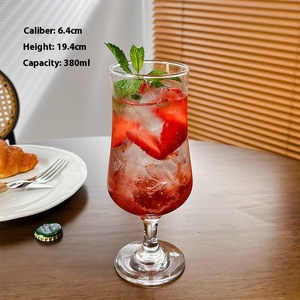 Verres à boisson Hurricane pour célébrités du cybermilieu, verres hauts pour jus, soda, thé aux fruits, <span class=keywords><strong>mojito</strong></span> - Product Image 6