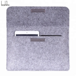 กระเป๋าใส่แล็ปท็อปแบบสลิม ดีไซน์พิเศษจาก Boshiho ผลิตจากผ้าสักหลาดรักษ์โลก เหมาะสำหรับ Ultrabook ใช้สำหรับธุรกิจ การเดินทาง และท่องเที่ยว - Product Image 3