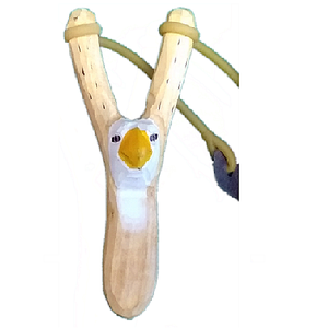 Fionda di legno di aquila animale da caccia in legno - Product Image 4