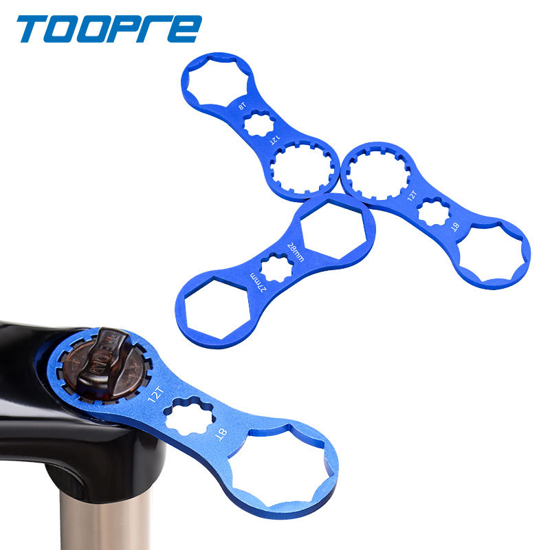 Chiave Per Smontaggio Forcella Anteriore Bici - Adatta Per XCR/RST/XCM - Attrezzo In Alluminio Nero 18g - 4