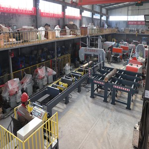 Scie à ruban horizontale industrielle HAW2000 pour le sciage de troncs de bois dur, haute productivité - Product Image 4