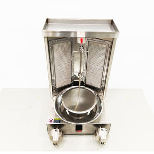 GB25 Rôtissoire verticale à usage intensif Shawarma Cooker avec <span class=keywords><strong>broche</strong></span> de rôtisserie réglable pour une cuisson uniforme de la viande - Product Image 5