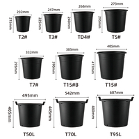 Décoration de jardin, pots de pépinière modernes, grands pots pour plantes d'extérieur/d'intérieur, conteneur suspendu en plastique PP, trou de drainage, durable, léger