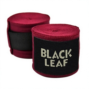 Bandages de boxe personnalisés en gros avec logo, bandages élastiques en coton de 4,5 m pour l'entraînement MMA, Kickboxing, Muay Thai - Product Image 1