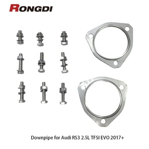 ท่อระบายความร้อนสำหรับรถแข่ง Audi RS3 TFSI EVO(EA855) 2.5T 2017 + 304ท่อไอเสียสแตนเลส - Product Image 2