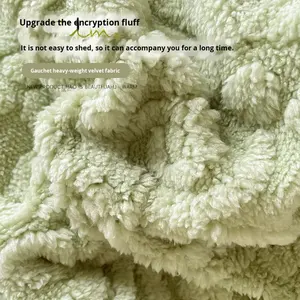 لحاف شتوي مخملي سميك ودافئ للاستخدام المنزلي ولسكن الطلاب - Product Image 3