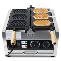 Mini gaufriers industriels électriques personnalisés pour gaufres coréennes, belges, et gaufres bulle, pour usage commercial