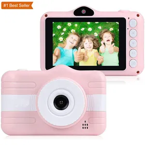 Jumon 아동용 카메라 3.5 인치 참신 장난감 렌즈 플래시 라이트 카메라 디지털 선물 레코더 저렴한 가격 미니 카메라 Camara Infantil