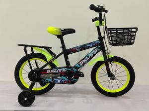 Bicicletta per bambini Bxlang da 12 pollici con rotelle e cestino per età 3-6 anni, uso esterno - Product Image 1