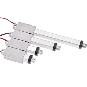 Attuatori lineari elettrici in miniatura in acciaio inossidabile con diverse lunghezze di attuatori a guscio metallico da viaggio