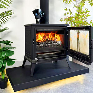 Poêle à bois personnalisé pour observation du <span class=keywords><strong>feu</strong></span> réel, célébrité d'Internet, foyer pour le chauffage domestique en hiver - Product Image 2