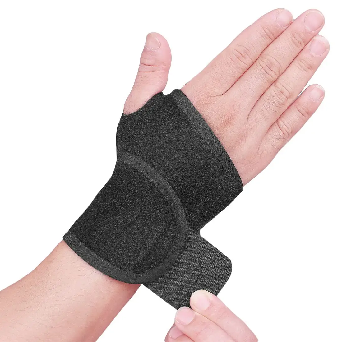 रुपये कस्टम लोगो यूनिसेक्स वजन उठाने कलाई Wraps के लिए दर्द से राहत कलाई का समर्थन बैंड समायोज्य कलाई संभालो पट्टा फिटनेस