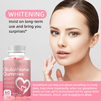 Gummies éclaircissantes OEM à marque privée Gluta pour la peau : Éclat, luminosité, atténuation des marques d'acné et des taches claires, au collagène, pour adultes