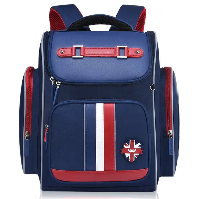 Manufacturer Custom With Logo Fashion Oxford Nylon Waterproof For Girl Boys Grade 1-6 Book Bag Backpack Unisex Kids School Bag