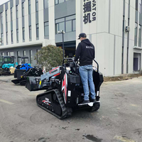 Mini-chargeuse compacte Tovisen V2000 robuste, puissante 75 CV, pour aménagement paysager à grande échelle, débroussaillage et déforestation à haut débit