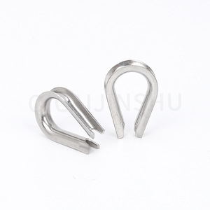 Clips de Acero Inoxidable para Cables de Alambre M2 a M28 para Uso Industrial, Superficie Lisa, Conexión de Orificio Redondo - Product Image 3