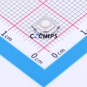 GT-TCA84C-H015-L10AA Tactile Switch SMD,5.2x5.2mm Switch Single Pole Single Throw Round Button 1N Vertical Mount - Product Image 1
