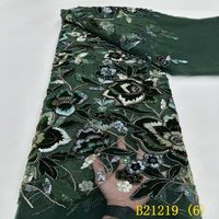 Dentelle française noire africaine, dentelle en filet, tulle, dentelle en tulle avec velours, robe de mariée pour fête