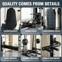 DINUO OEM ODM Alat Latihan Kekuatan Multi-Gym Pin Loaded Cable Crossover untuk Gym Komersial, Studio Rumah, Grosir
