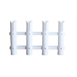 Nouvel équipement de pêche en plastique à quatre tubes avec support en nylon, résistant à la rouille et à la corrosion, pour la navigation de plaisance et le yacht - Product Image 1