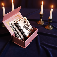 Jeu de cartes de tarot personnalisé avec logo, jeu d'oracle personnalisé avec guide, cartes de jeu de société en gros