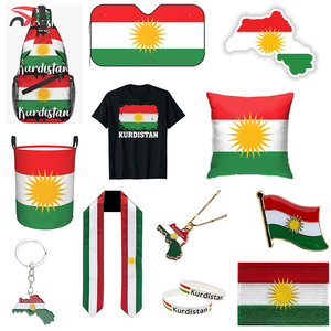 Premium-Auswahl neu ver öffentlicht Patriot Country Flag Souvenir Geschenk Kurdistan Halskette Kleidung für Werbezwecke - Product Image 1