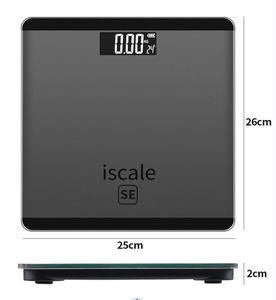 कारखाने 180 किलो/396lb ग्लास इलेक्ट्रॉनिक वजन शरीर पैमाने व्यक्तिगत डिजिटल बाथरूम - Product Image 6