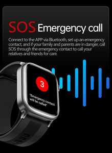 Reloj Inteligente TK66 con Bomba de Aire, Prueba de Presión Arterial, ECG, Pantalla Táctil AMOLED de 2.06 Pulgadas, con SOS, NFC y Atención Remota - Product Image 3