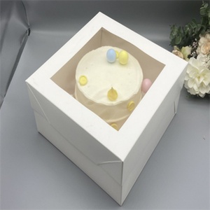 Wholesale 10*10*10inch Cake <b>Box</b> Square Disposable Food Party Cake <b>Box</b> - Product Image 2