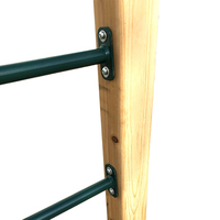 Monkey Bar pour équipement de fitness extérieur en bois Jungle Gym Kids Obstacle Course Escalade Frame