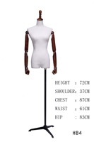 Vente directe d'usine : Mannequin de vitrine demi-corps en FRP pour vêtements de style coréen, pour femmes