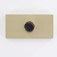Grille de drain de douche linéaire dorée 20x10 CM en acier inoxydable 304 brossé, anti-odeur, à insertion discrète pour carrelage, pour salle de bain - Vente en gros