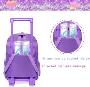 <span class=keywords><strong>Mochila</strong></span> con <span class=keywords><strong>Ruedas</strong></span> FANATEE Mermaid para Niñas, Mochilas con <span class=keywords><strong>Ruedas</strong></span> para la Escuela Primaria, Bolsa de Viaje con <span class=keywords><strong>Ruedas</strong></span>, Juego de Maletas para Niños - Product Image 5