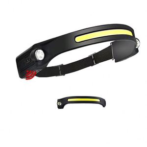Luz de Ciclismo para Exteriores con Carga USB, Sensor de Movimiento, COB, Silicona, LED, Montada en la Cabeza - Product Image 4
