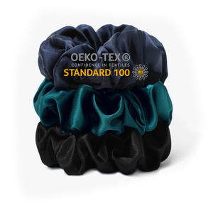 <span class=keywords><strong>Best</strong></span> Verkopende Fabriek Groothandel Custom Zijde Hoofddeksels <span class=keywords><strong>Scrunchies</strong></span> 3.5Cm Breedte 16Mm 19Mm 22Mm 100% Pure Moerbei Zijde <span class=keywords><strong>Scrunchies</strong></span> - Product Image 1