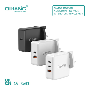 Adaptateur de charge rapide 65W pour le Royaume-Uni avec interfaces C/AC/ACC pour ordinateur portable, <span class=keywords><strong>Steam</strong></span> <span class=keywords><strong>Deck</strong></span>, smartphone, chargeur de voyage portable - Product Image 1