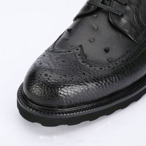New Men's <b>Extra</b>-<b>Large</b> Shoes-High Quality Wedding Shoes with Square Toe Waterproof Height Increasing Durable Construction - Product Image 3