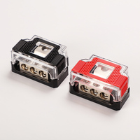 Bloc de distribution d'amplificateur audio pour voiture, bornier d'alimentation pour accessoires de câblage de subwoofer stéréo