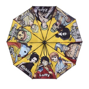 Parapluies promotionnels personnalisés à prix de gros, entièrement automatiques, minimalistes, imperméables, en polyester avec revêtement UV, à 3 plis et armatures métalliques - Product Image 3